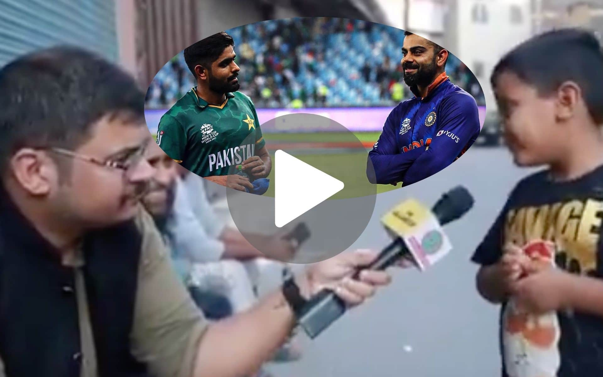 Kashmiri Kid Chooses Babar Azam Over Virat Kohli As His Favourite Cricketer - Watch